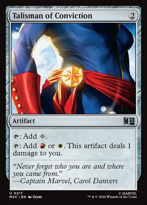 Talisman of Conviction from Marvel Super Heroes Commander