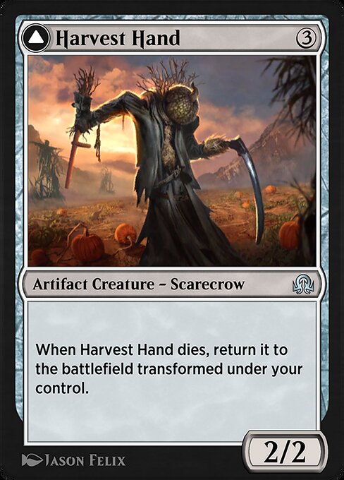 Harvest Hand // Scrounged Scythe from Shadows over Innistrad Remastered