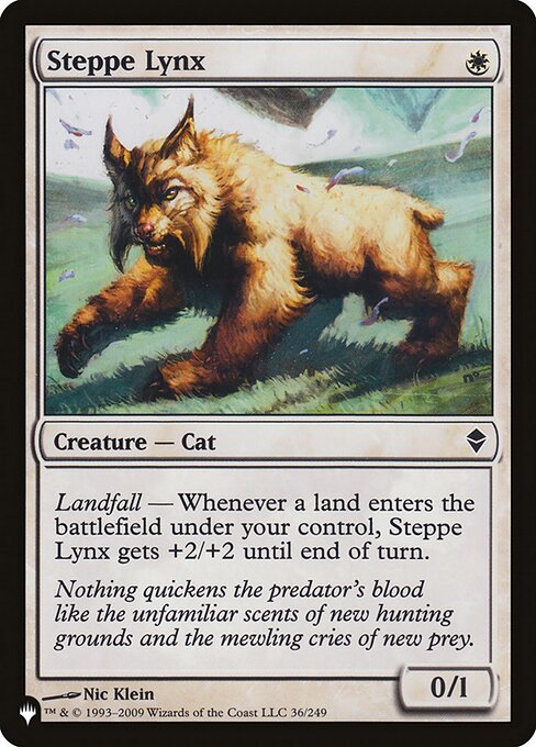 Steppe Lynx highlighted card art