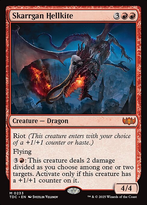Skarrgan Hellkite highlighted card art