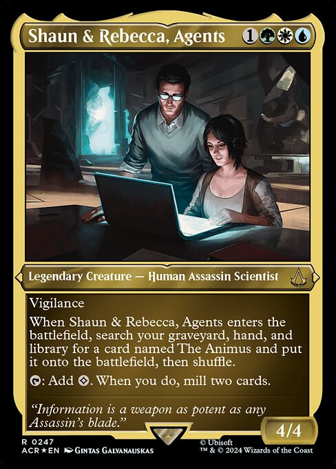 Shaun & Rebecca, Agents from Assassin's Creed