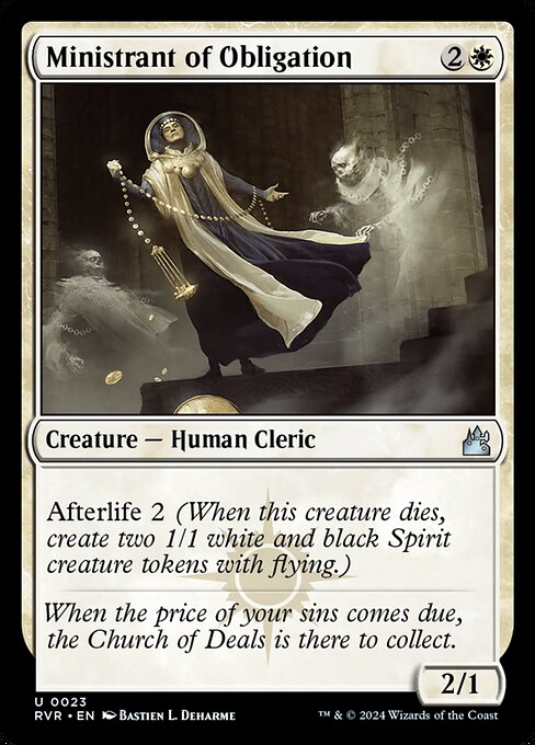 Ministrant of Obligation from Ravnica Remastered