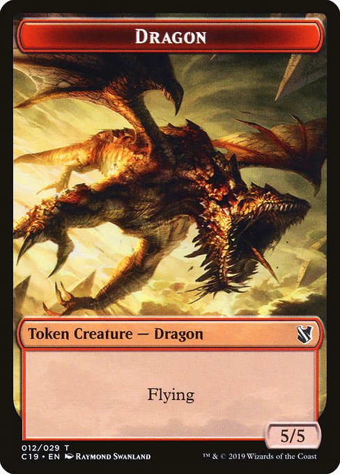 Dragon from Commander 2019 Tokens