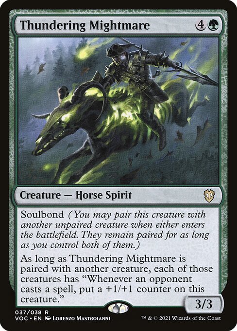 Thundering Mightmare from Crimson Vow Commander