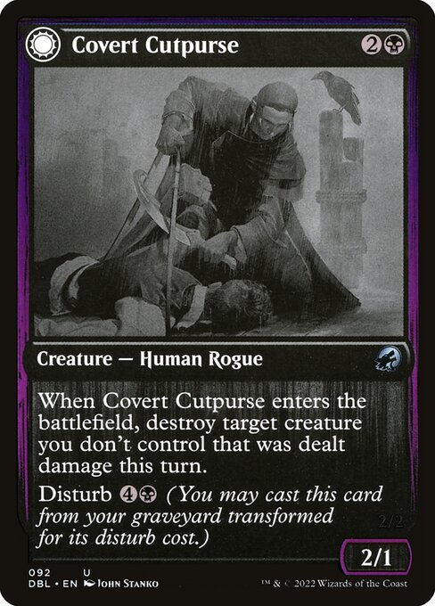 Covert Cutpurse // Covetous Geist from Innistrad: Double Feature