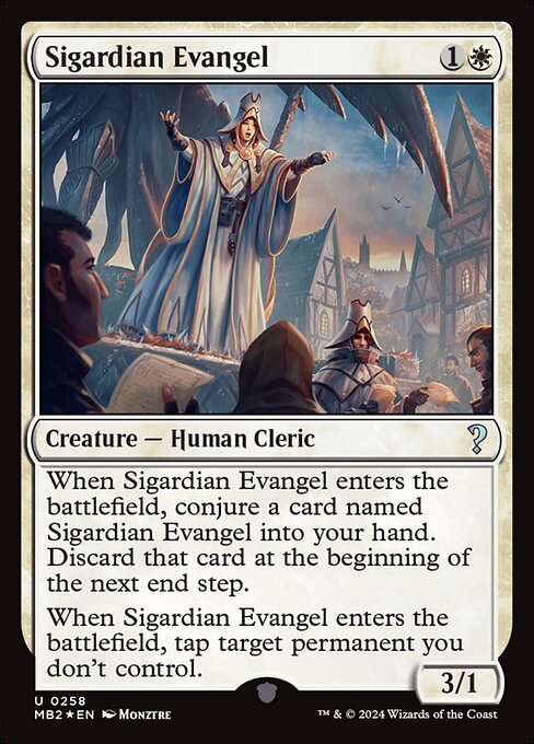 Sigardian Evangel highlighted card art