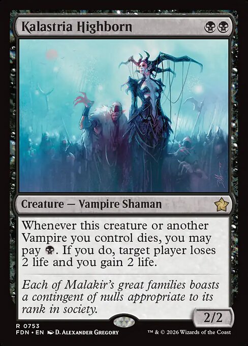 Kalastria Highborn highlighted card art