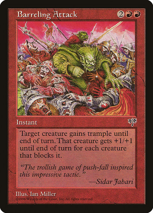 Barreling Attack highlighted card art