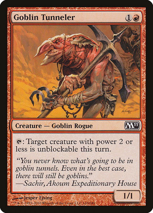 Goblin Tunneler from Magic 2011