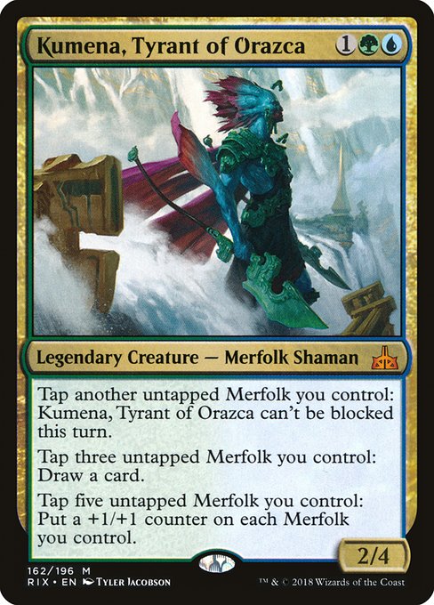 Kumena, Tyrant of Orazca from Rivals of Ixalan