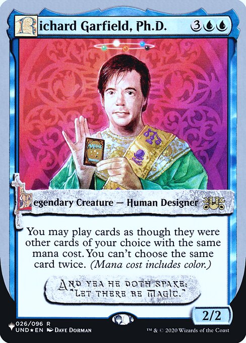 Richard Garfield, Ph.D. highlighted card art