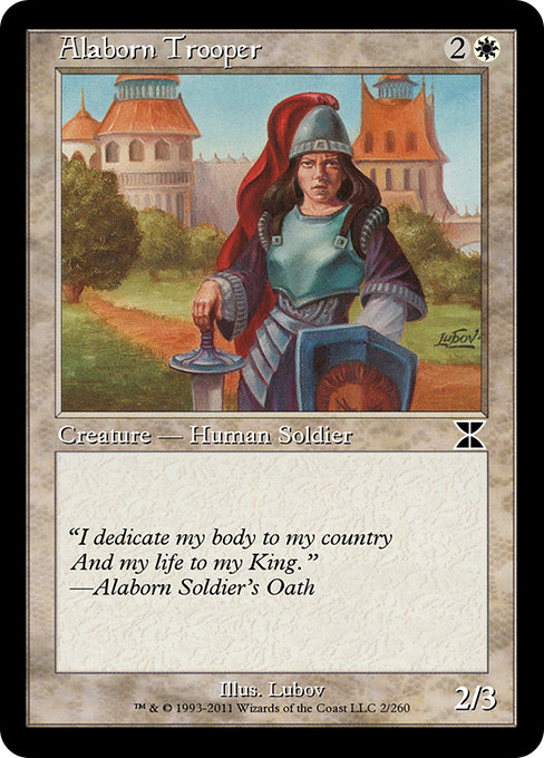 Alaborn Trooper highlighted card art