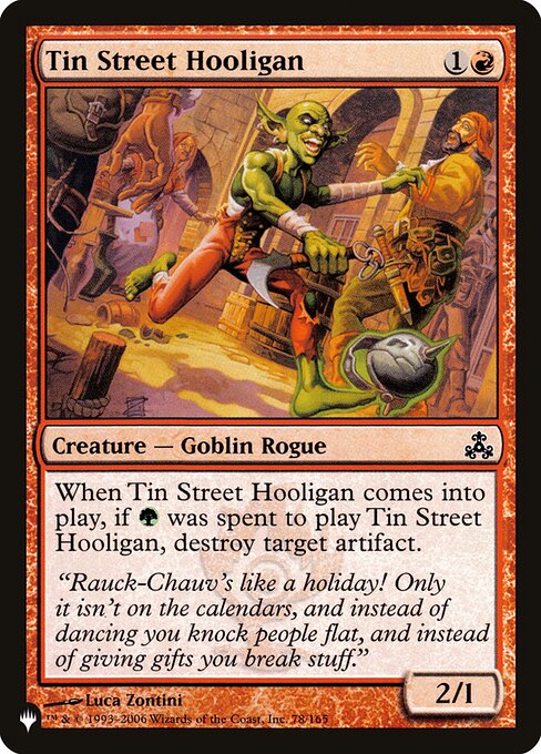 Tin Street Hooligan highlighted card art