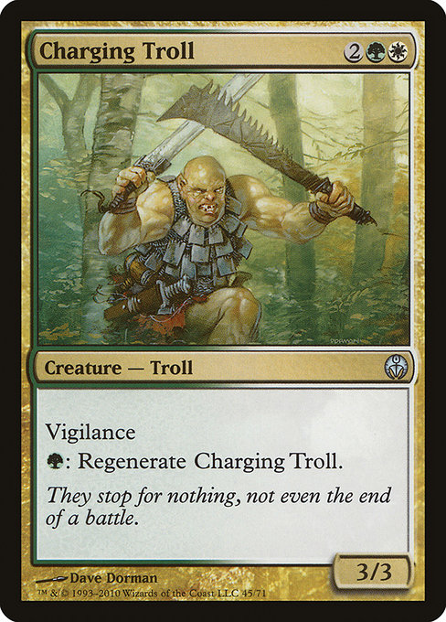 Charging Troll highlighted card art