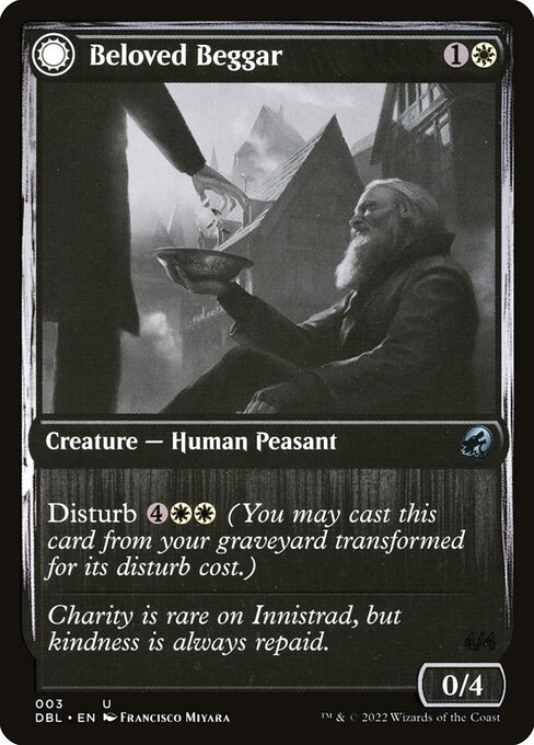 Beloved Beggar // Generous Soul from Innistrad: Double Feature
