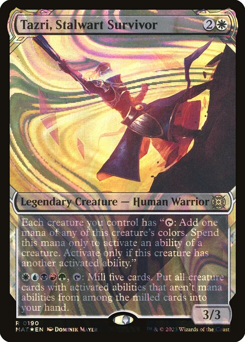 Tazri, Stalwart Survivor from March of the Machine: The Aftermath