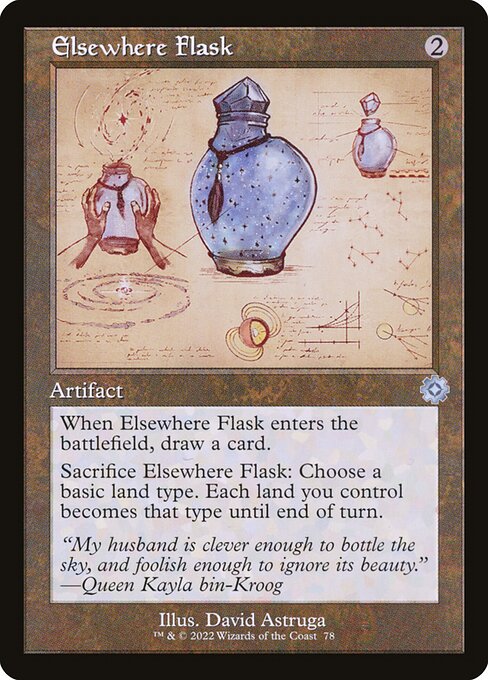 Elsewhere Flask from The Brothers' War Retro Artifacts
