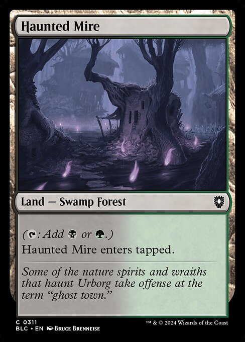 Haunted Mire from Bloomburrow Commander