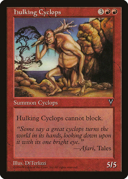 Hulking Cyclops from Visions