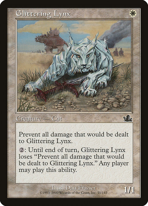 Glittering Lynx highlighted card art
