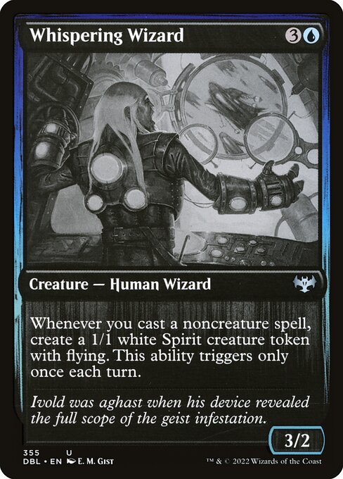 Whispering Wizard highlighted card art