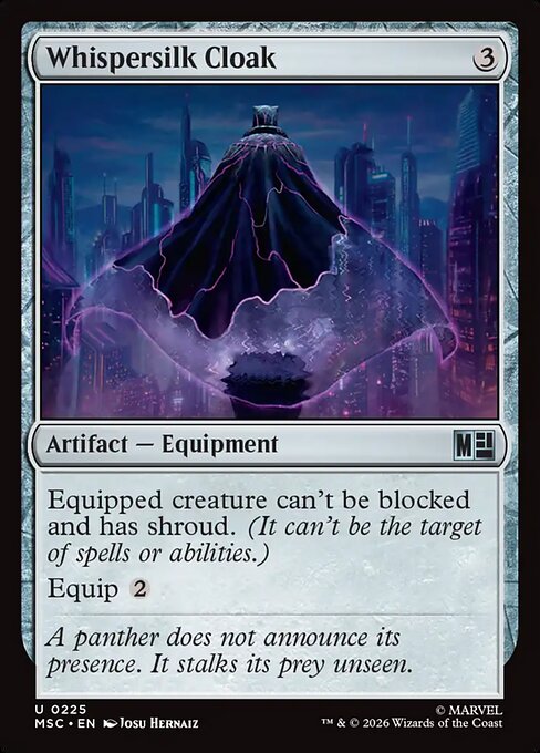 Whispersilk Cloak from Marvel Super Heroes Commander