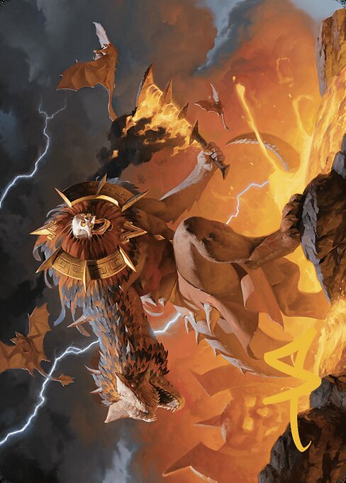 Ojer Axonil, Deepest Might // Ojer Axonil, Deepest Might from The Lost Caverns of Ixalan Art Series