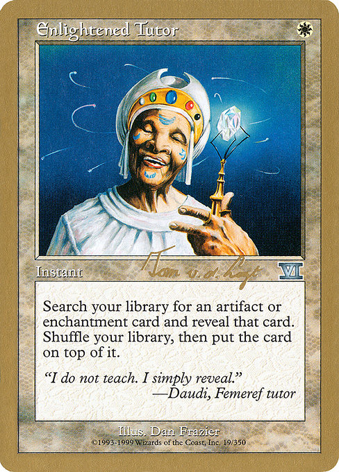 Enlightened Tutor from World Championship Decks 2000