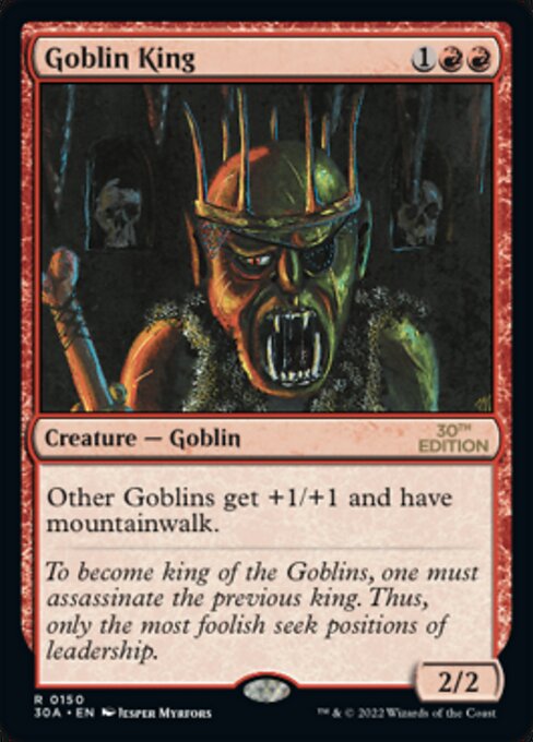 Goblin King from 30th Anniversary Edition