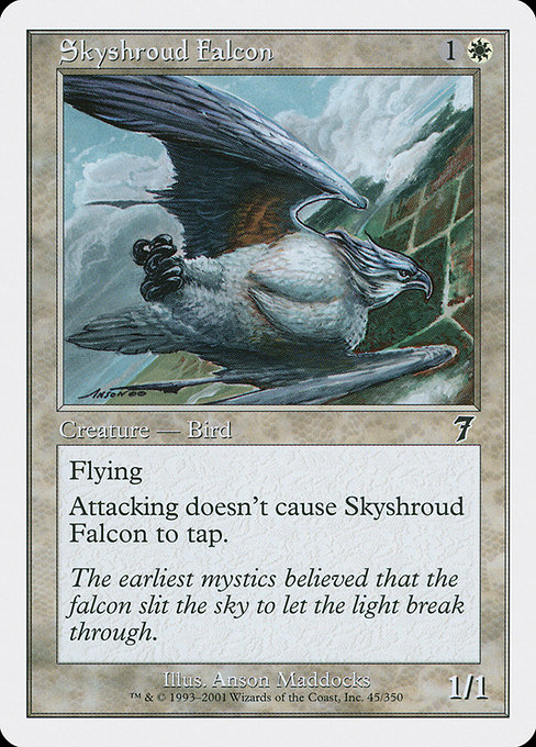Skyshroud Falcon from Seventh Edition