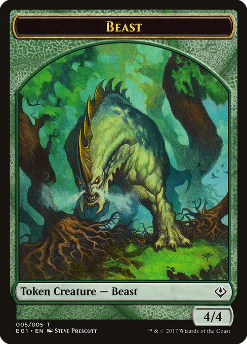 Beast from Archenemy: Nicol Bolas Tokens