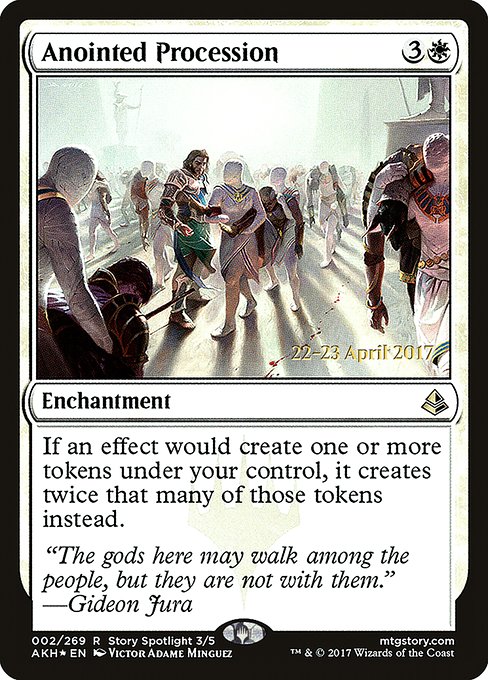 Anointed Procession from Amonkhet Promos