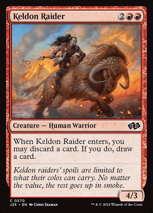 Keldon Raider highlighted card art