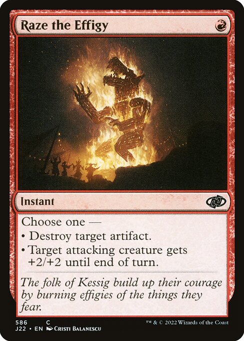 Raze the Effigy highlighted card art