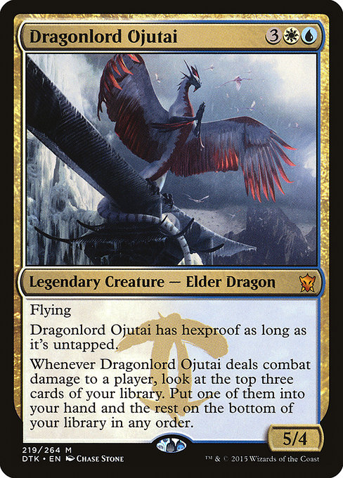 Dragonlord Ojutai from Dragons of Tarkir