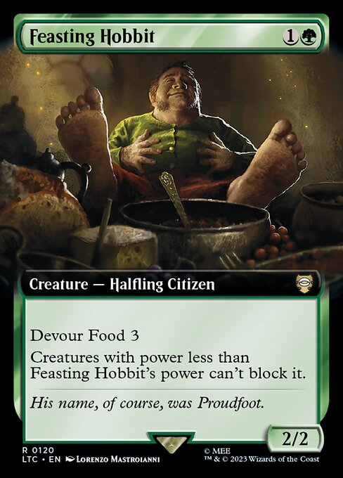 Feasting Hobbit from Tales of Middle-earth Commander