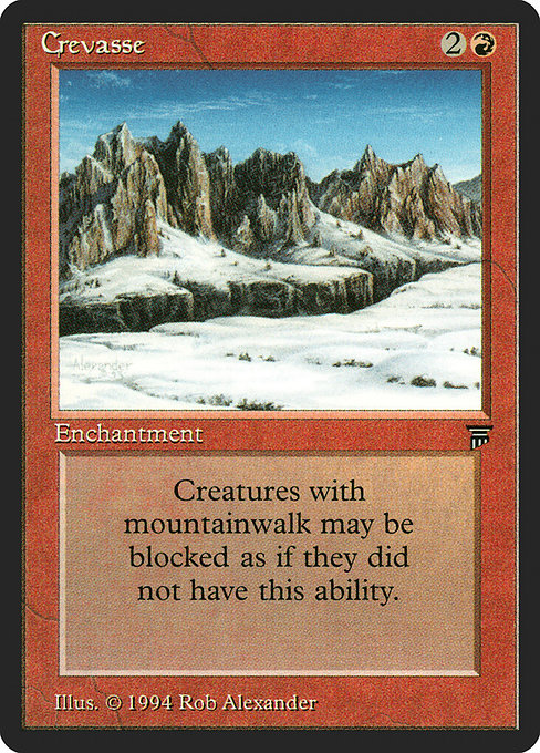 Crevasse highlighted card art