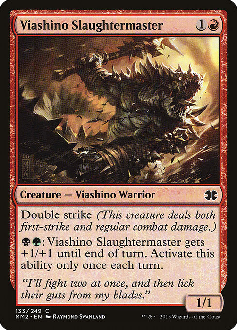 Viashino Slaughtermaster highlighted card art