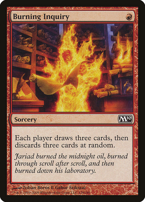 Burning Inquiry from Magic 2010