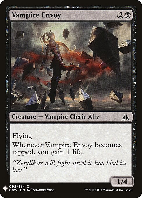 Vampire Envoy from The List