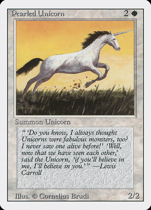 Pearled Unicorn from Revised Edition