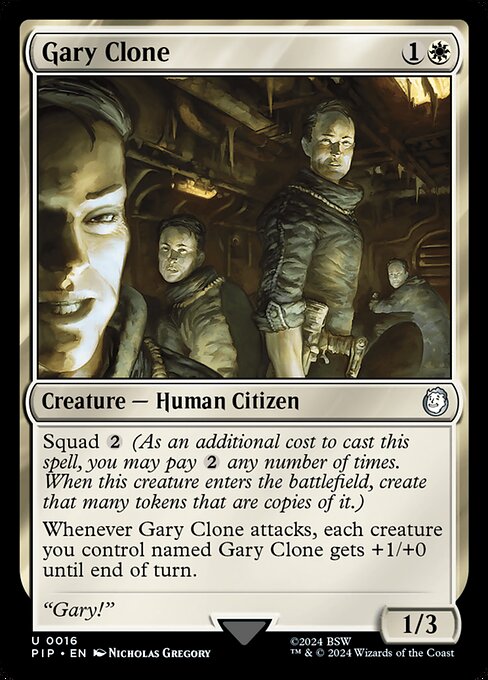 Gary Clone highlighted card art