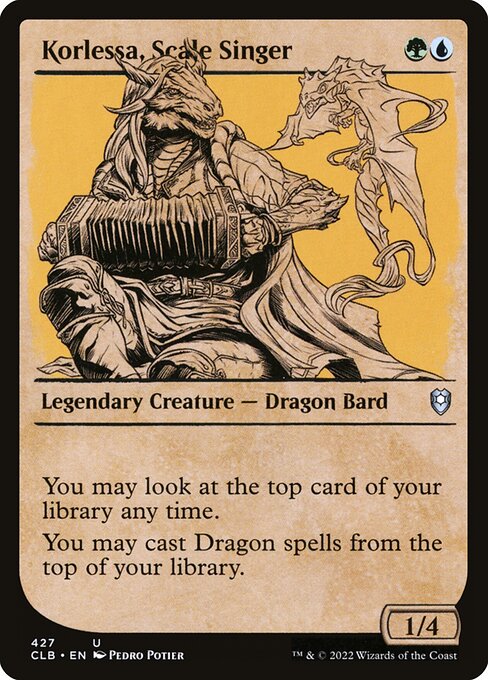 Korlessa, Scale Singer from Commander Legends: Battle for Baldur's Gate