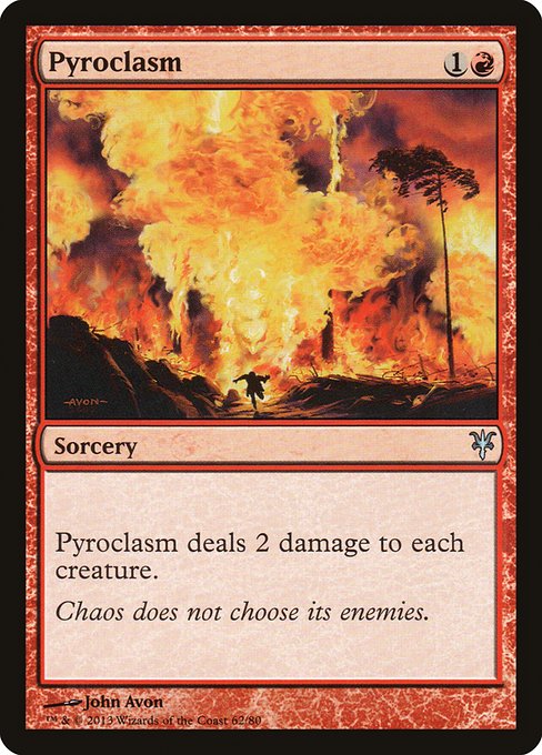 Pyroclasm from Duel Decks: Sorin vs. Tibalt