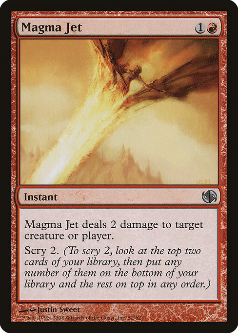 Magma Jet from Duel Decks: Jace vs. Chandra