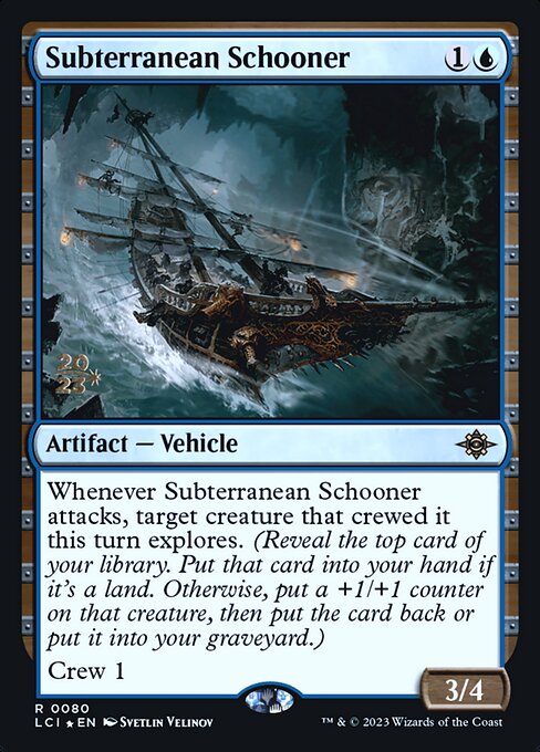 Subterranean Schooner from The Lost Caverns of Ixalan Promos