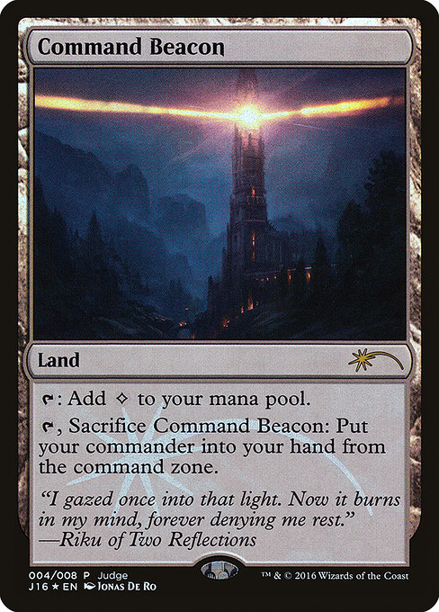 Command Beacon from Judge Gift Cards 2016