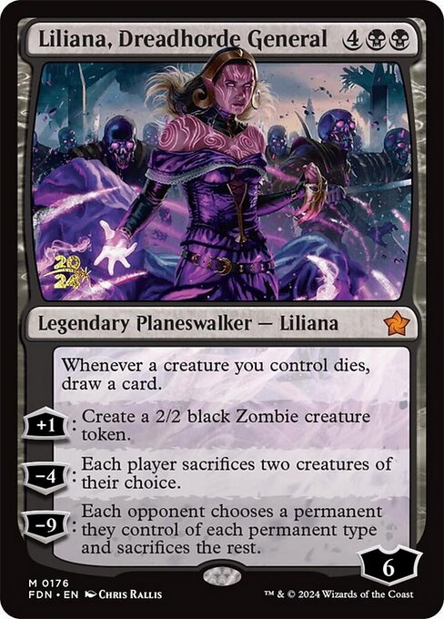 Liliana, Dreadhorde General from Foundations Promos