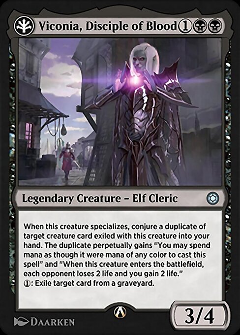 Viconia, Disciple of Blood highlighted card art
