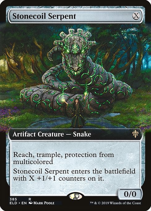Stonecoil Serpent from Throne of Eldraine